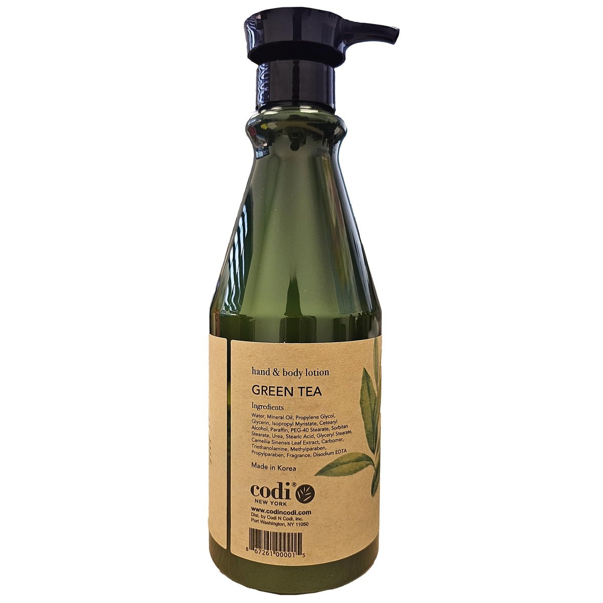 CodiNCodi Hand & Body Lotion – Green Tea & Olive 750 ml (25 Fl Oz) – Professional Size Moisturizer with Natural Extracts – Hydrating, Non-Greasy Formula for All Skin Types - görsel 3