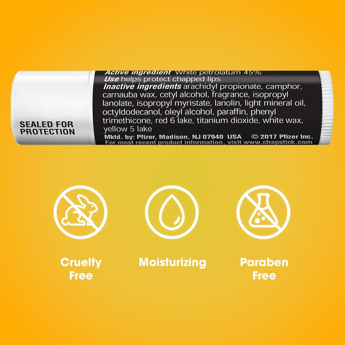 ChapStick Classic Original Lip Balm, 12-Count Bulk Pack – Moisturizing Lip Care for Dry Lips, 0.15 oz Each - görsel 15