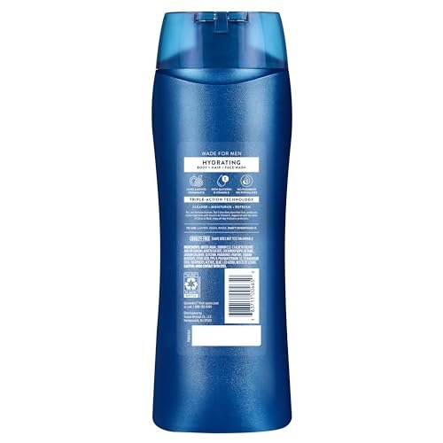 Suave Men Hydrating 3-in-1 Body + Hair + Face Wash with Glycerin & Vitamin E, 18 FL OZ - görsel 12