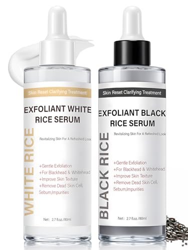 PIVETOS Glow Rice Exfoliant Ampoule Duo – Gentle Soft Peel Exfoliating Face and Body Scrub, Lightweight Hydrating Formula for All Skin Types, 5.4 fl oz (1 Set) - görsel 2