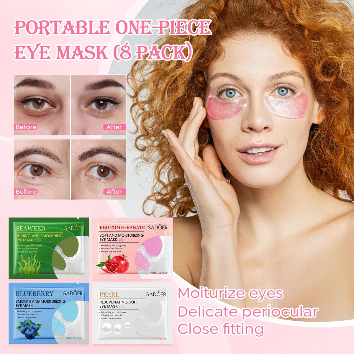 36-Piece Face Mask Skin Care Set for Women – Moisturizing & Hydrating Sheet Masks, Lip Patches, Eye Patches, Face Essence – Spa Gift Set for Self Care, Valentine's Day, Mother's Day, Birthday Avelisse