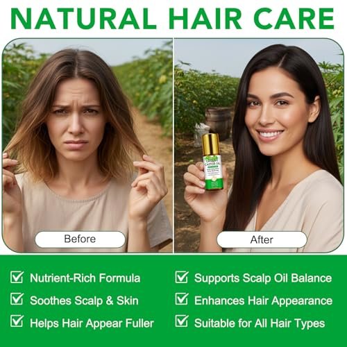 ISUNRISE Organic Castor Oil Roll On - 100% Pure, Hexane Free, Cold Pressed, 1 fl oz - for Belly, Face, Under Eyes, Body, Skin and Hair - görsel 10