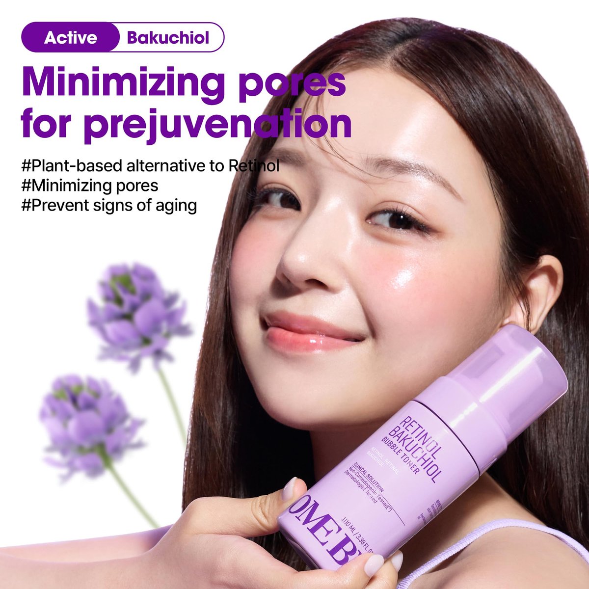 SOME BY MI Retinol Bakuchiol Bubble Toner – 3.4oz (100ml) – Korean Retinol Face Toner for Glass Skin – Hydration, Radiance & Calming Care with Hyaluronic Acid, Centella & Niacinamide - görsel 12