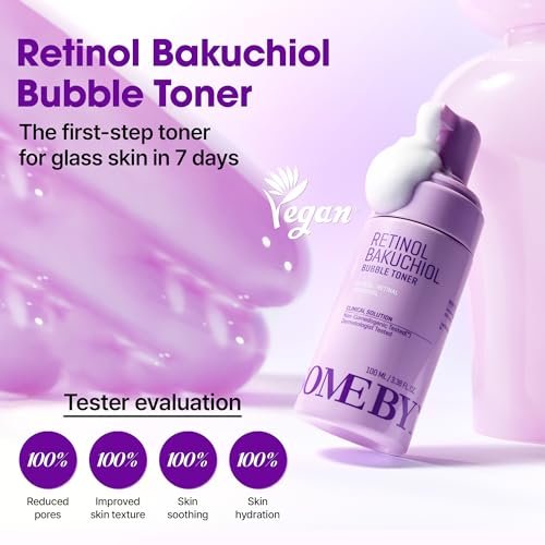 SOME BY MI Retinol Bakuchiol Bubble Toner – 3.4oz (100ml) – Korean Retinol Face Toner for Glass Skin – Hydration, Radiance & Calming Care with Hyaluronic Acid, Centella & Niacinamide - görsel 3