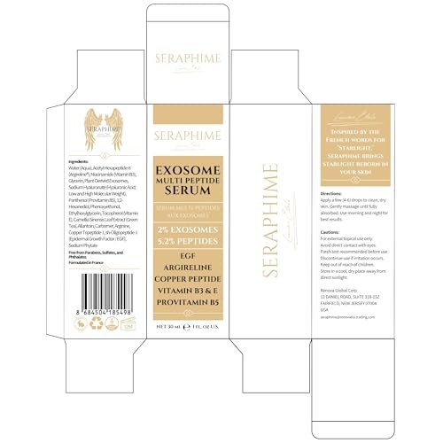 Exosomes for Skin Serum – Anti-Aging Multi Peptide Serum for Face Pores, Fine Lines & Microneedling – 2% Exosomes, GHK-Cu Copper Peptides, Argireline, EGF & Hyaluronic Acid Avelisse