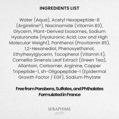 Exosomes for Skin Serum – Anti-Aging Multi Peptide Serum for Face Pores, Fine Lines & Microneedling – 2% Exosomes, GHK-Cu Copper Peptides, Argireline, EGF & Hyaluronic Acid Avelisse