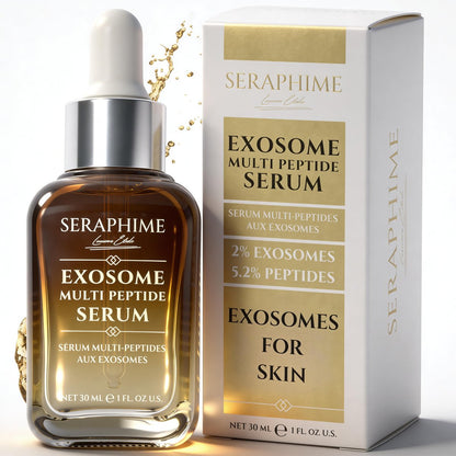 Exosomes for Skin Serum – Anti-Aging Multi Peptide Serum for Face Pores, Fine Lines & Microneedling – 2% Exosomes, GHK-Cu Copper Peptides, Argireline, EGF & Hyaluronic Acid Avelisse