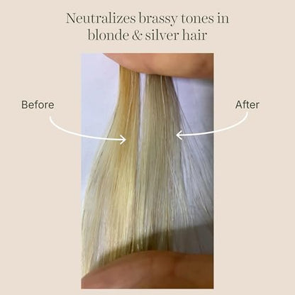 GOOD&ALL Purple Shampoo - Neutralize Yellow Tones for Blonde, Silver & Highlighted Hair - Sulfate-Free, Paraben-Free, Fragrance-Free, Vegan - 13.5 fl oz