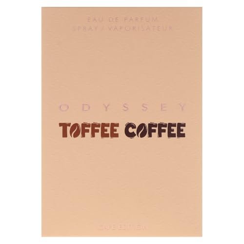 Armaf Odyssey Toffee Coffee – Sweet, Gourmand, Woody – Eau de Parfum Spray, Long-Lasting Unisex Fragrance, 3.4 oz / 100 ml Avelisse