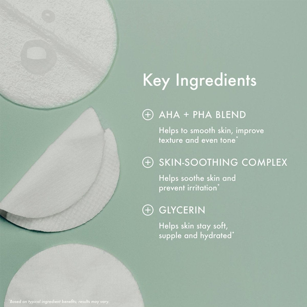 Summer Fridays Gentle Reset Daily Exfoliating Pads - AHA + PHA Face Exfoliator for Smooth Texture & Even Skin - Soothing Hydrating Toner Pads - Vegan & Made in Korea (30 Count) Avelisse