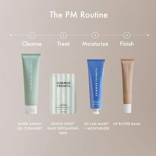 Summer Fridays Gentle Reset Daily Exfoliating Pads - AHA + PHA Face Exfoliator for Smooth Texture & Even Skin - Soothing Hydrating Toner Pads - Vegan & Made in Korea (30 Count) Avelisse