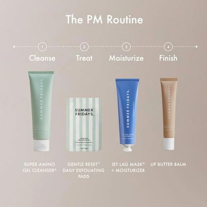 Summer Fridays Gentle Reset Daily Exfoliating Pads - AHA + PHA Face Exfoliator for Smooth Texture & Even Skin - Soothing Hydrating Toner Pads - Vegan & Made in Korea (30 Count) Avelisse