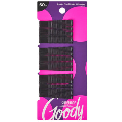 Goody 255-Piece Black Bobby Pin Kit with Magnetic Holder – Ultra-Strong All-Day Hold for All Hair Types