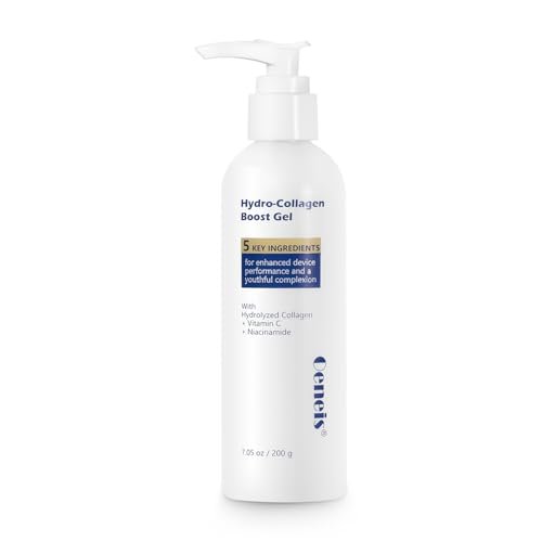 Oeneis Hydro-Collagen Boost Gel – Conductive Gel with Hydrolyzed Collagen, Niacinamide & Hyaluronic Acid for Microcurrent & RF Facial Treatments, Fragrance-Free, Paraben-Free, 7.05 oz - görsel 2