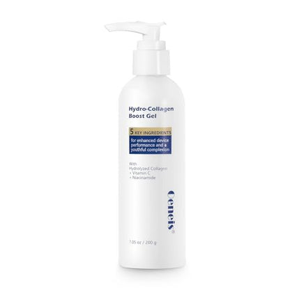 Oeneis Hydro-Collagen Boost Gel – Conductive Gel with Hydrolyzed Collagen, Niacinamide & Hyaluronic Acid for Microcurrent & RF Facial Treatments, Fragrance-Free, Paraben-Free, 7.05 oz