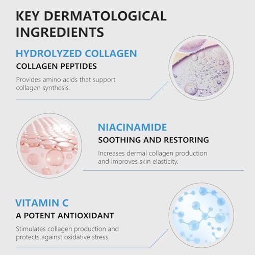 Oeneis Hydro-Collagen Boost Gel – Conductive Gel with Hydrolyzed Collagen, Niacinamide & Hyaluronic Acid for Microcurrent & RF Facial Treatments, Fragrance-Free, Paraben-Free, 7.05 oz - görsel 6