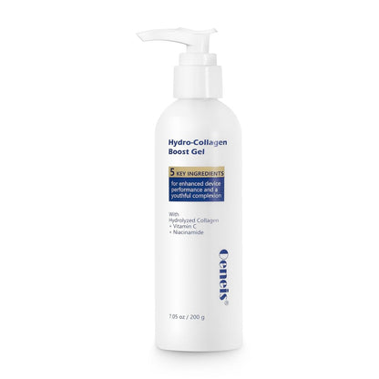 Oeneis Hydro-Collagen Boost Gel – Conductive Gel with Hydrolyzed Collagen, Niacinamide & Hyaluronic Acid for Microcurrent & RF Facial Treatments, Fragrance-Free, Paraben-Free, 7.05 oz