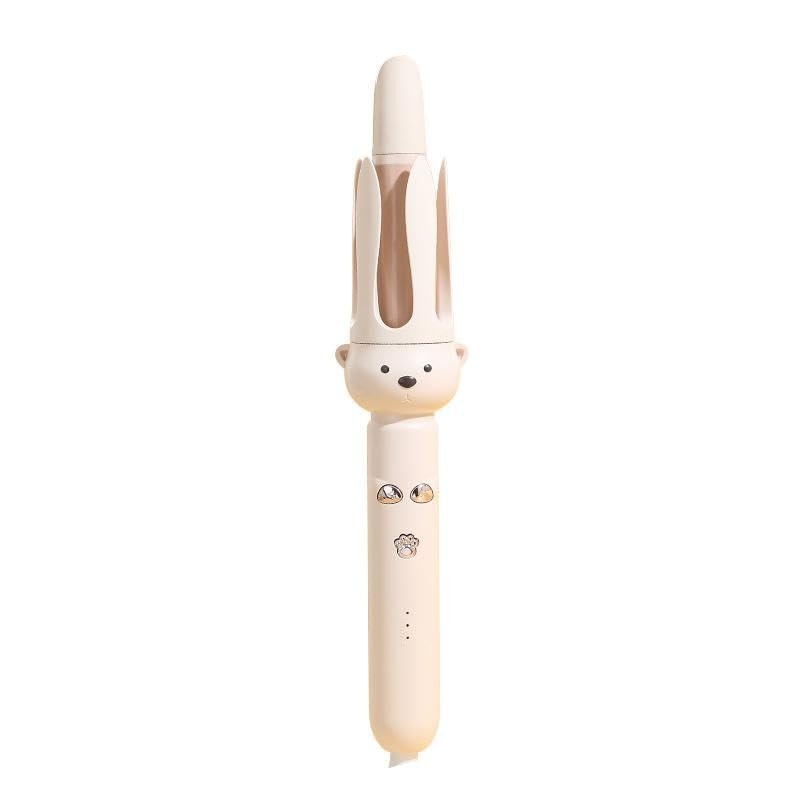 PretiHom Automatic Rotating Curling Iron - 1.1 Inch (28mm) Curling Wand for Beach Waves, Anti-Scald, Anti-Tangle, Ceramic Coating, Dual Voltage, Hair Curler for Women, All Hair Types - görsel 1