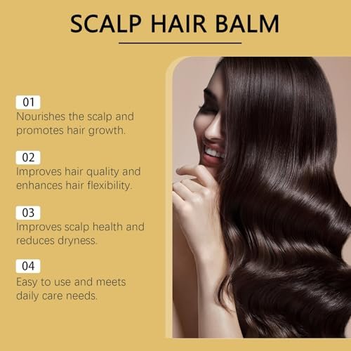 LOYOTICE 2-Pack Stimulating Scalp and Hair Balm - Nourishes Scalp & Hair with Shea Butter and Mango Butter Blend, Strengthens Scalp, Thicker Strands, Glowing Hair (100g each) - görsel 7