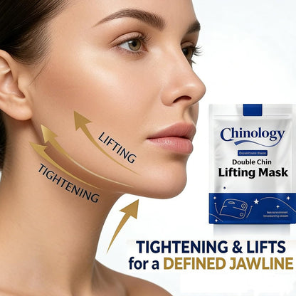 Chinology Double Chin Lifting Mask - 2026 New Reusable Upgraded Deep Collagen Firming Mask for Face and Neck, Helps Create a Three-Dimensional Jawline (5 Pcs) Avelisse