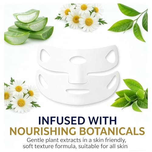 Chinology Double Chin Lifting Mask - 2026 New Reusable Upgraded Deep Collagen Firming Mask for Face and Neck, Helps Create a Three-Dimensional Jawline (5 Pcs) Avelisse