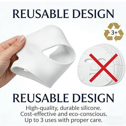 Chinology Double Chin Lifting Mask - 2026 New Reusable Upgraded Deep Collagen Firming Mask for Face and Neck, Helps Create a Three-Dimensional Jawline (5 Pcs) Avelisse