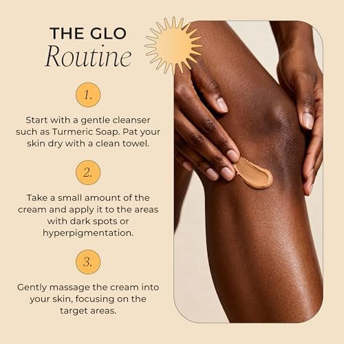 Glo Melanin Magic Eraser Dark Spot Cream for Face, Body & Sensitive Areas – Inner Thighs Remover, Faded Cream for Black Spots, Made in USA, 1.7 Oz Avelisse