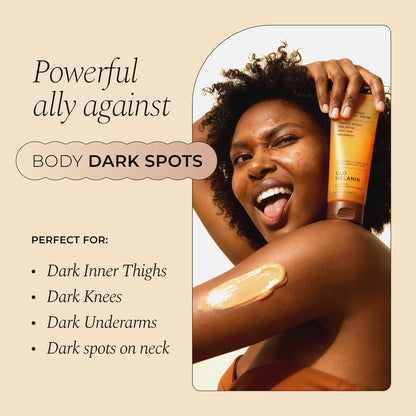 Glo Melanin Magic Eraser Dark Spot Cream for Face, Body & Sensitive Areas – Inner Thighs Remover, Faded Cream for Black Spots, Made in USA, 1.7 Oz Avelisse