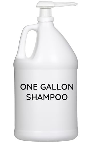 Gallon Pump Dispenser for Shampoo, Conditioner & Body Lotion - 1 oz per Pump, Fits Standard Gallon Jugs