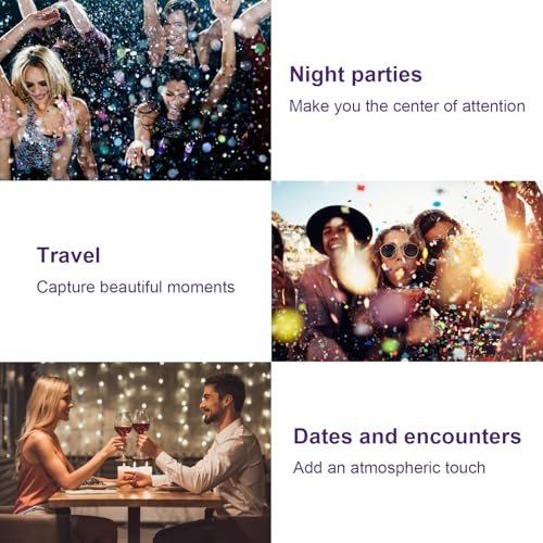 GADMLURY Sparkling Purple Hair and Body Glitter Spray – Extra Fine Face Shimmer Powder for Festivals, Rave Clothes, Nail Art & Crafts Avelisse