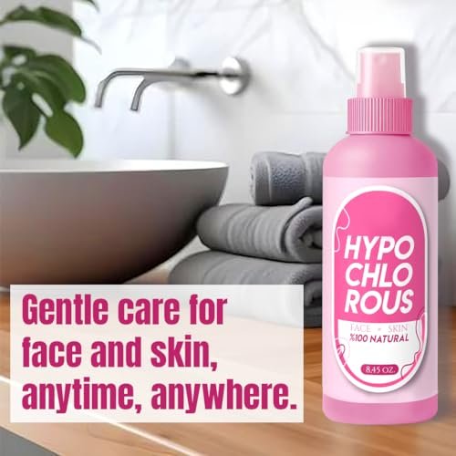 HOCl Hypochlorous Acid Spray Pure 250 ml / 8.4 oz – Natural Skin & Face Mist – Gentle Refreshing Formula for Cleansing, Soothing & Deodorizing – Alcohol-Free & pH Balanced - görsel 4