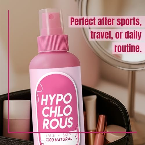 HOCl Hypochlorous Acid Spray Pure 250 ml / 8.4 oz – Natural Skin & Face Mist – Gentle Refreshing Formula for Cleansing, Soothing & Deodorizing – Alcohol-Free & pH Balanced - görsel 10