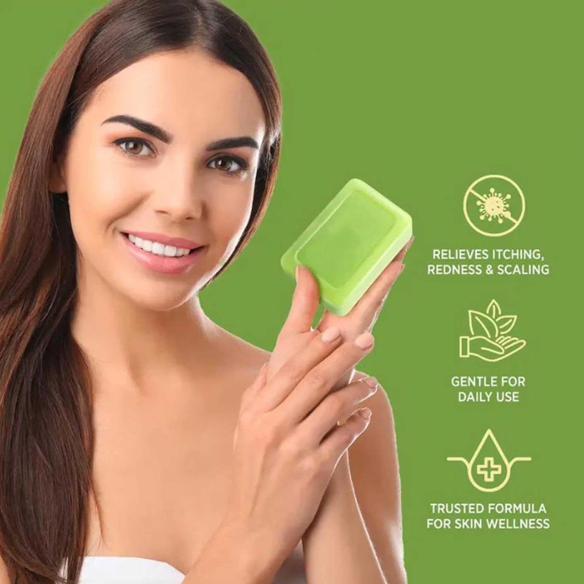 Tea Tree Soap Bar - Natural Relief for Foot Discomfort & Skin Irritations, Gentle Exfoliating Body Soap for Men & Women - görsel 9