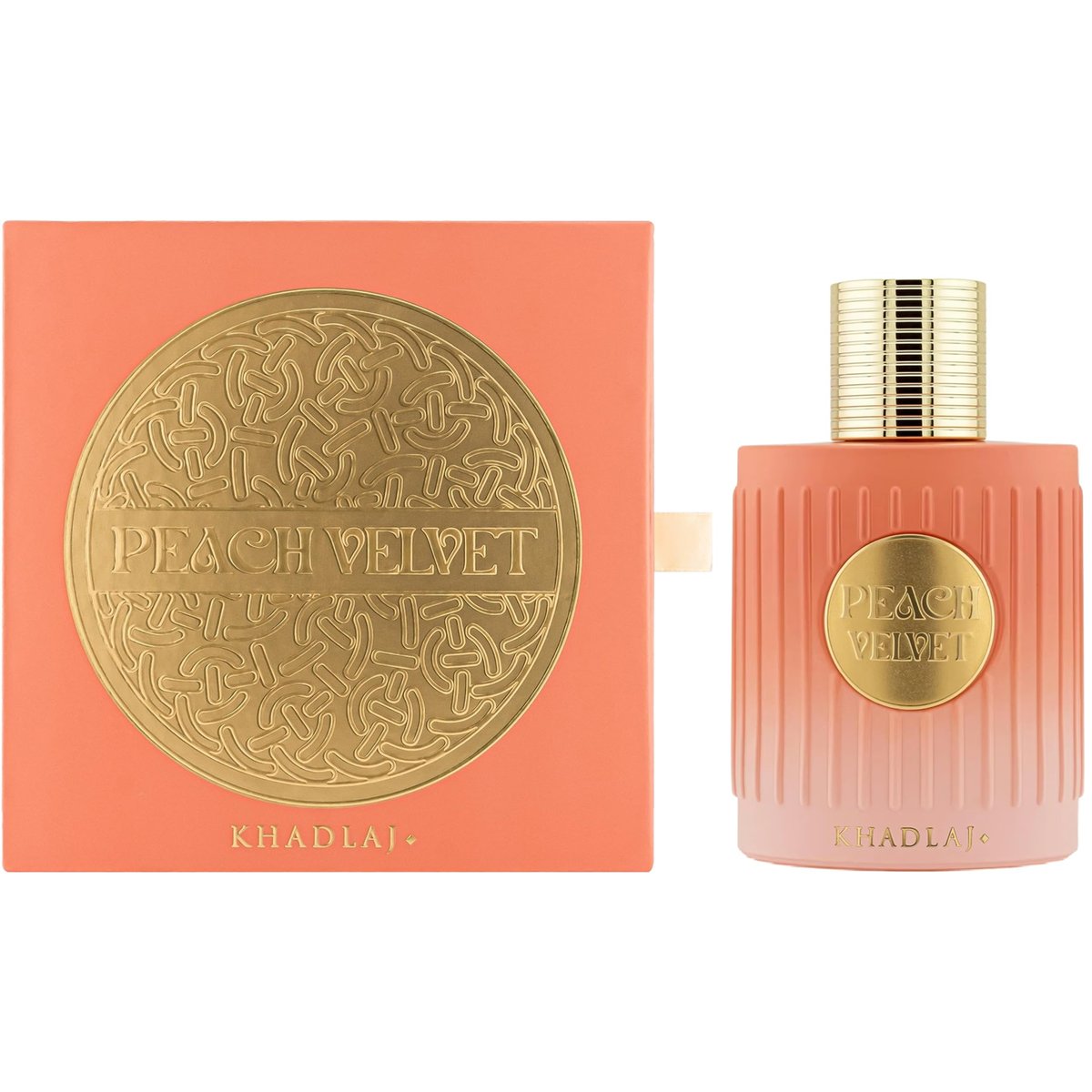 Khadlaj Peach Velvet Eau de Parfum for Women – Fruity Sweet Amber Gourmand Long-Lasting Fragrance 100ml - görsel 3