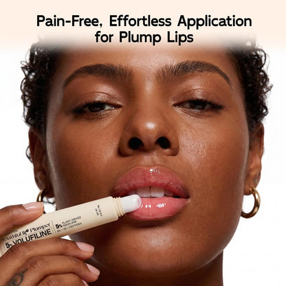 YouthVibe 5% Volufiline Lip Care Set - Nourishing & Hydrating Lip Plumper and Lip Mask with Squalane, Shea Butter, Collagen, Peptide & PDRN for Fuller-Looking Lips