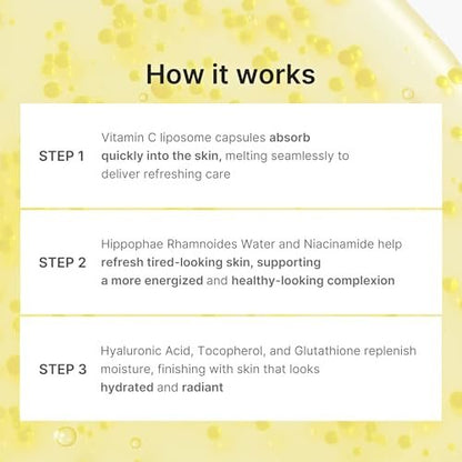 Medicube Deep Vitamin C Capsule Serum | Hydrating Vitamin C Serum for Dull & Uneven-Looking Skin | Liposome Capsules for Smooth, Radiant Texture | Korean Skincare 1.01 fl.oz Avelisse
