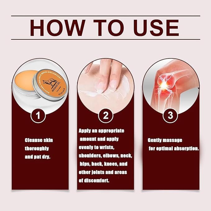 2PCS The Wolf Neuro Balm – Natural Muscle & Joint Relief Cream for Daily Comfort Avelisse