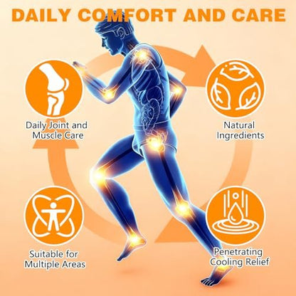 2-Pack Neuro Balm: Nerve Relief Balm for Neuropathy - Natural Joint Care Soothing Massage Cream with Magnesium and Menthol Avelisse