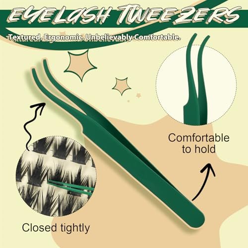 KEYYOU LASH California Sunset Manga Lash Clusters Kit 8-18mm DIY Eyelash Extensions with Bond, Seal, Remover & Applicator - Soft Thin Band, Natural Fairy Cluster Lashes (Upgraded MG01) Avelisse