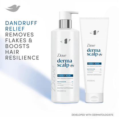Dove Derma Scalp Dandruff Relief Conditioner with Salicylic Acid, Lamellar Serum & Niacinamide - 9 fl oz