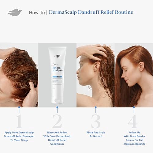 Dove Derma Scalp Dandruff Relief Conditioner with Salicylic Acid, Lamellar Serum & Niacinamide - 9 fl oz - görsel 14