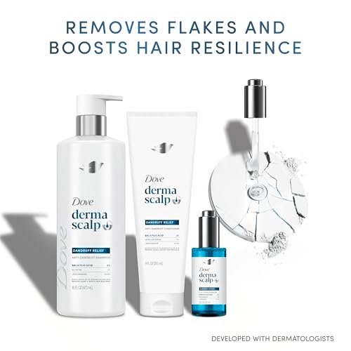 Dove Derma Scalp Dandruff Relief Conditioner with Salicylic Acid, Lamellar Serum & Niacinamide - 9 fl oz - görsel 10