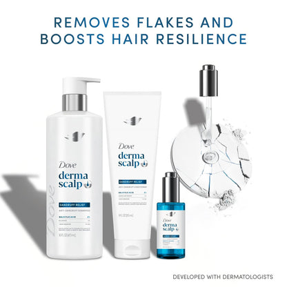 Dove Derma Scalp Dandruff Relief Conditioner with Salicylic Acid, Lamellar Serum & Niacinamide - 9 fl oz