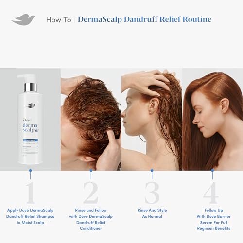 Dove Derma Scalp Dandruff Relief Shampoo with Salicylic Acid & Niacinamide – 16 fl oz - görsel 13