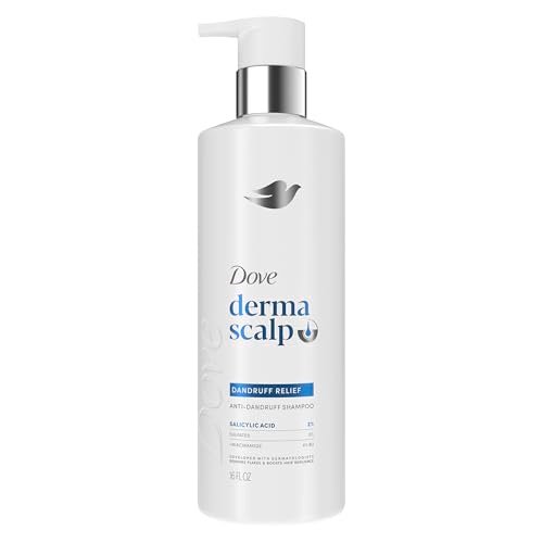 Dove Derma Scalp Dandruff Relief Shampoo with Salicylic Acid & Niacinamide – 16 fl oz - görsel 1