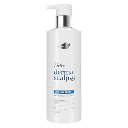 Dove Derma Scalp Dandruff Relief Shampoo with Salicylic Acid & Niacinamide – 16 fl oz