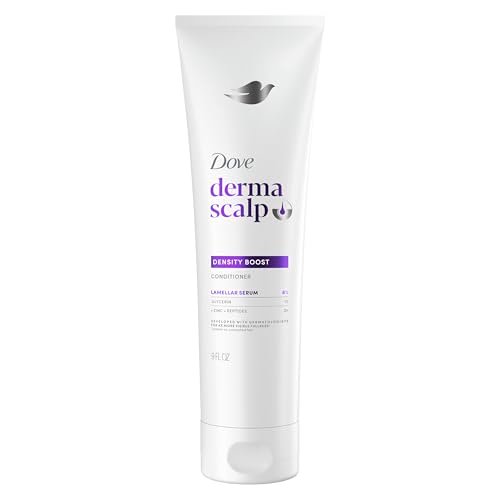 Dove Derma Scalp Density Boost Conditioner with Lamellar Serum, Glycerin, Zinc & Peptides for Hair Loss and Breakage, 9 oz - görsel 2