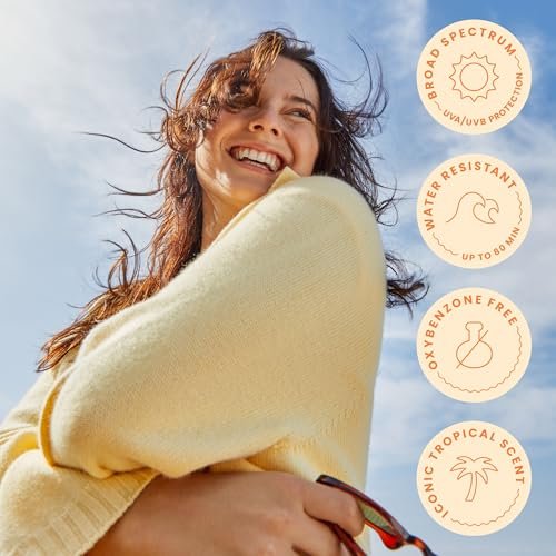 Hawaiian Tropic Weightless Hydration Sunscreen Stick SPF 60+ - Travel Size Face & Body Sunblock, Oil Free, Non Comedogenic, 0.5 oz - görsel 11
