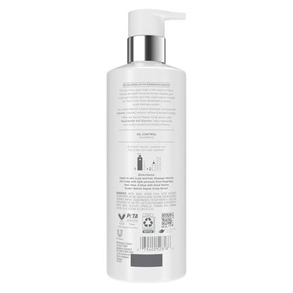 Dove Derma Scalp Oil Control Shampoo with Glycerin, Niacinamide, Sulfates – 16 Fl Oz