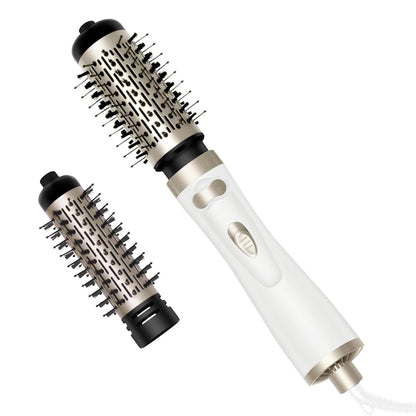 3 in 1 Rotating Hair Dryer Brush - White | OKWRAP Avelisse